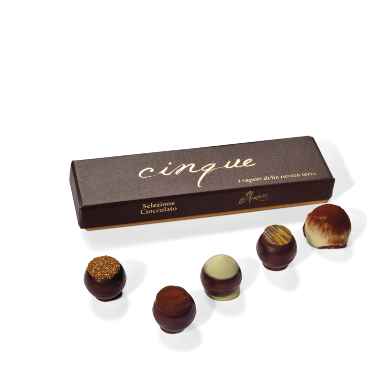 Confezione I Cinque con cioccolatini assortiti